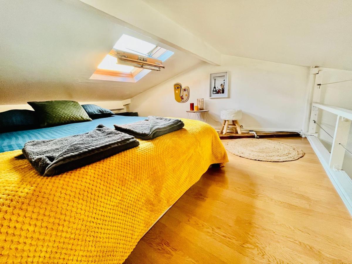 شقة Parc Buttes Chaumont - Studio Mezzanine باريس المظهر الخارجي الصورة